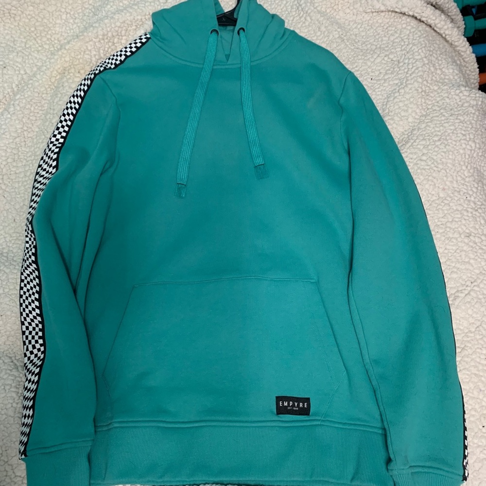 Men’s Teal Pullover Hoodie